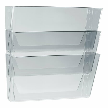 STOREX Wall File, Clear, PK3 70229U06C